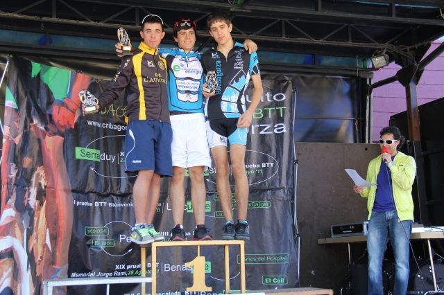 El ciclista de Barbastro Carlos Fernández se proclama subcapeón del Circuito de la Ribagorza
