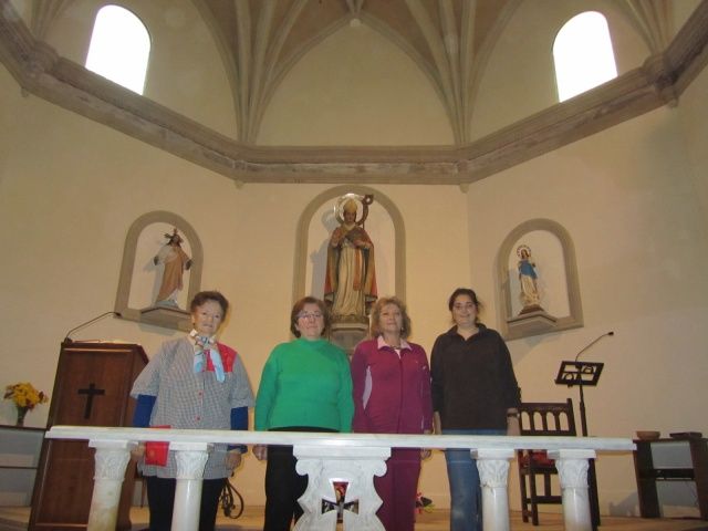 Los vecinos de Cregenzán celebran con alegría la restauración de su querida iglesia parroquial