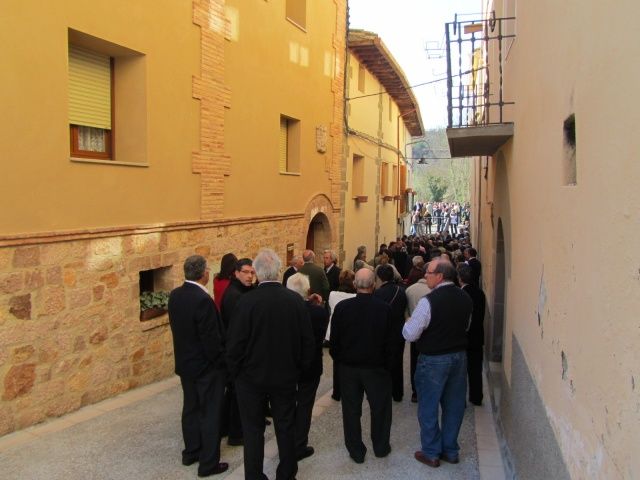 Multitudinario adió al alcalde de Pozán de Vero José María Mur