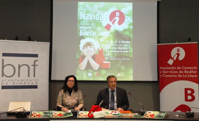La feria “Navidades de ensueño en Binéfar” celebra su II edición