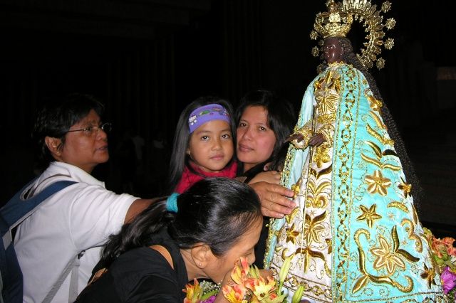 Jornada de familias filipinas y festividad de la virgen del Carmen en Torreciudad Virgen del Carmen Torreciudad