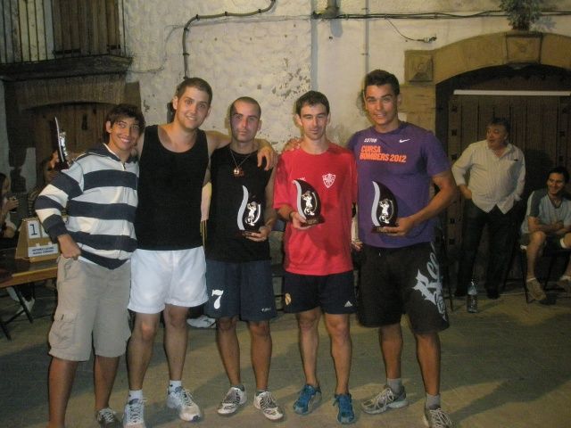 Mucho nivel y buen ambiente en el VI Torneo de Frontón de Colungo