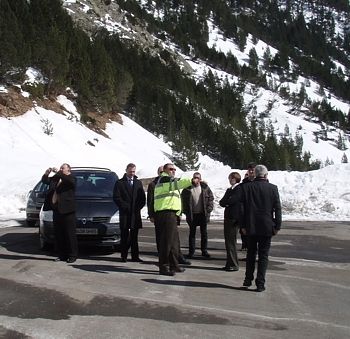 Visita eslovaca para conocer el funcionamiento del Consorcio del Túnel de Bielsa -Aragnouet Túnel de Bielsa
