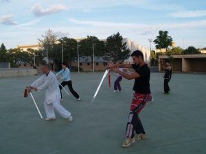 Tai Chi Chuan con espada. Foto JLP.
