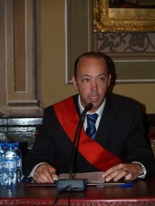 comercio barbastro Ernesto Cáncer, concejal de Comercio. Foto JLP.