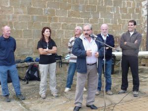 Inauguración de la ruta por las autoridades. Foto C.G.
