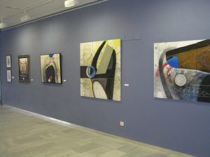 En la muestra se puede apreciar la trayectoria pictórica del artista.
