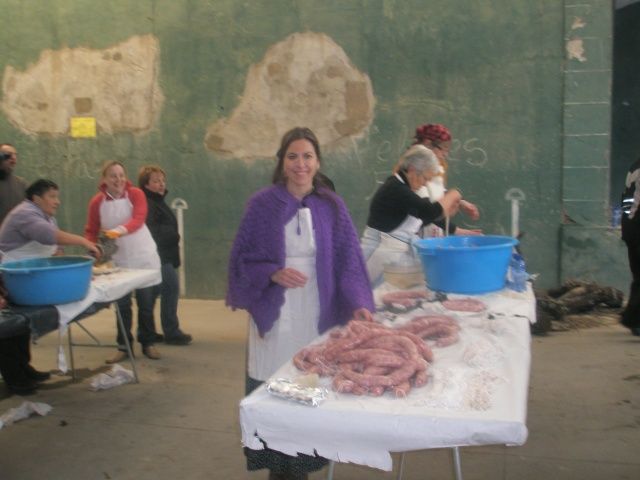 Los vecinos de Colungo recuperan el domingo la matacía y otras labores tradicionales