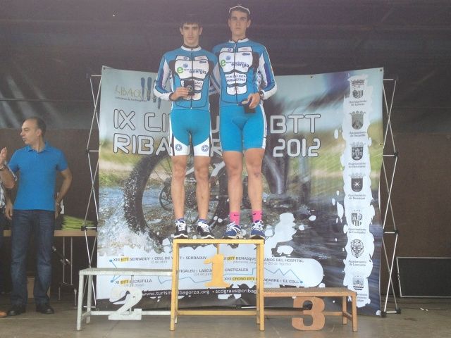 Buen papel de los de Barbastro en la crono btt Benabarre-El Coll y en el IX circuito btt comarca de la Ribagorza