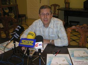El concejal de cultura, Santiago Lisa, en la presentacion de la Semana de las letras y las ciencias. Foto: S.E.