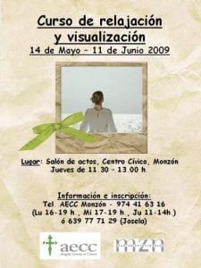 Cartel de la actividad.