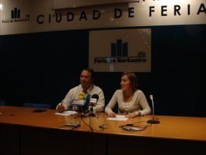 Jesús Lobera, Presidente de la Institución Ferial de Barbastro, e Ixeia Lacau, Directora Comercial Jesús Lobera, Presidente de la Institución Ferial de Barbastro, e Ixeia Lacau, Directora Comercial