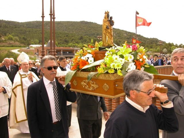 Procesión con la Virgen del Pilar. Foto: S.E. Procesión con la Virgen del Pilar. Foto: S.E.