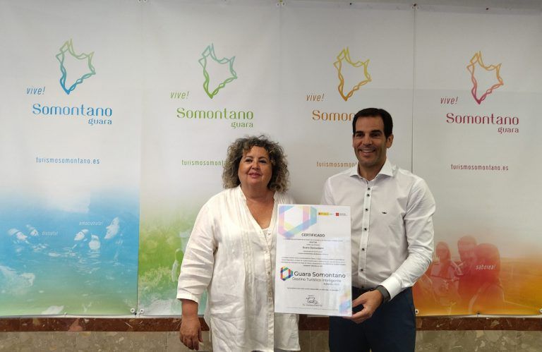 Guara Somontano, primera comarca con el sello de Destino Turístico Inteligente