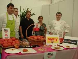 Taller culinario sobre el tomate rosa. Foto I.L.