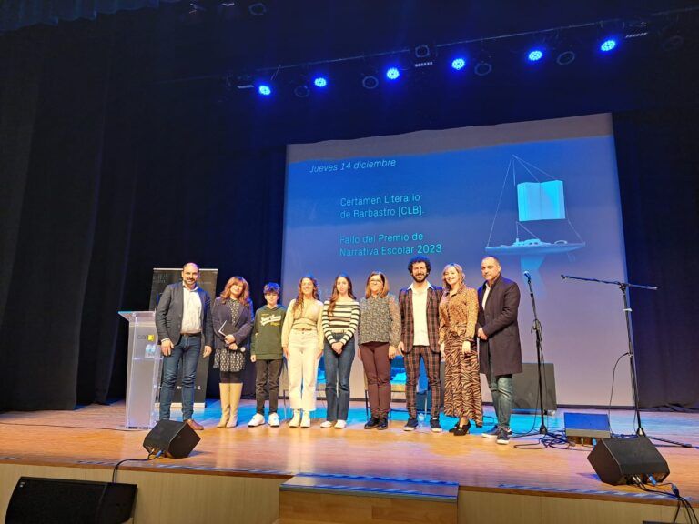 Ganadores del concurso Narrativa Escolar en Barbastro Narrativa Escolar Ronda Somontano.