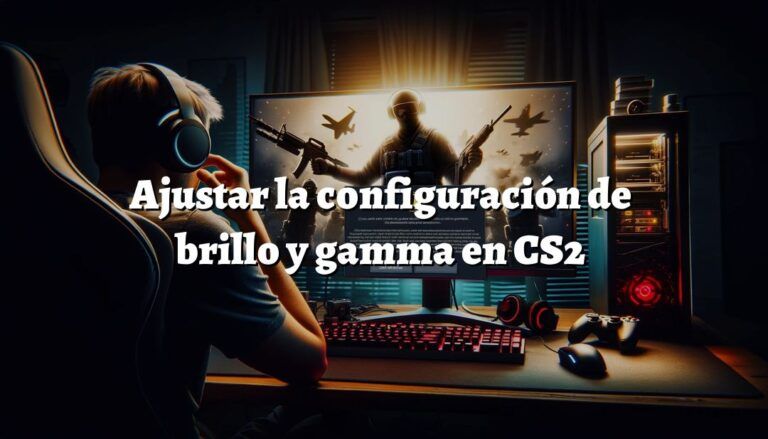 brillo y gamma en CS2