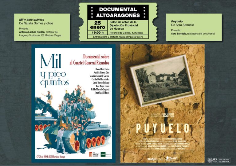 El documental Mil y pico quintos se proyecta en Huesca dentro del ciclo de Documental Altoaragonés Mil y pi o quintos