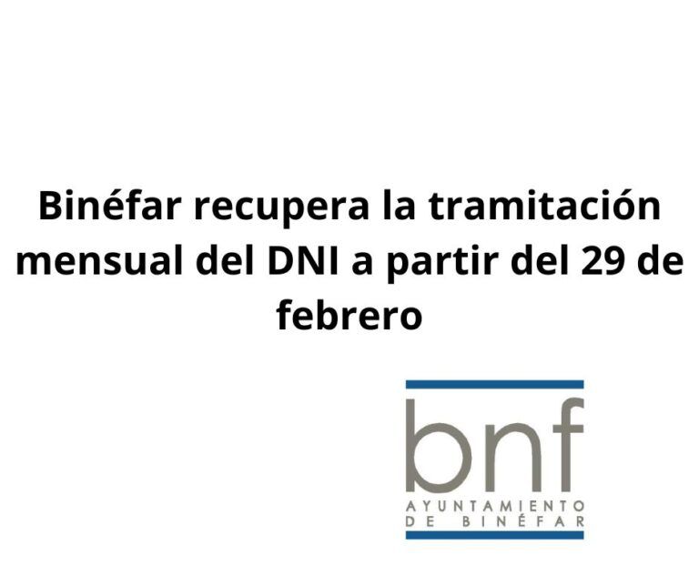 Binéfar DNI