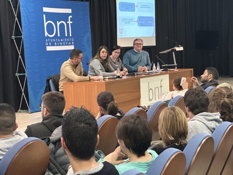 El Ayuntamiento de Binéfar plantea a los usuarios de la Escuela Municipal Infantil el comienzo de la reforma del patio interior Escuela Infantil Municipal de Binéfar.