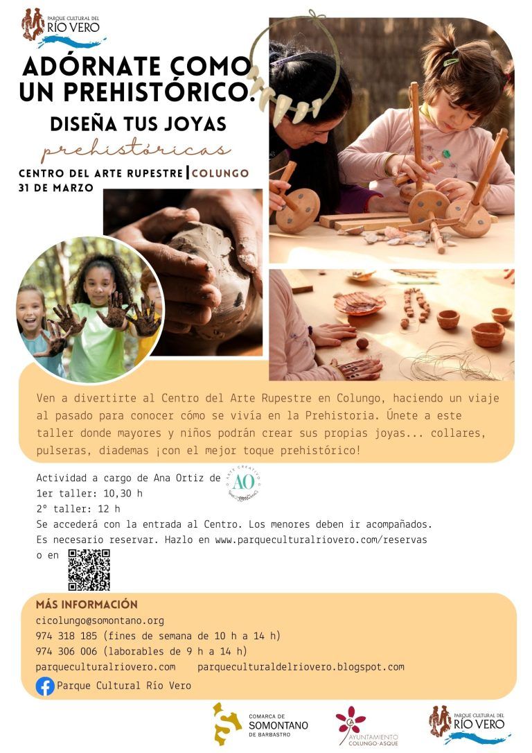 Actividades de Semana Santa en el Parque Cultural del Río Vero para vivir la Prehistoria
