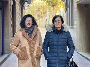 María Jesús Satué y Angelita Pelegrín