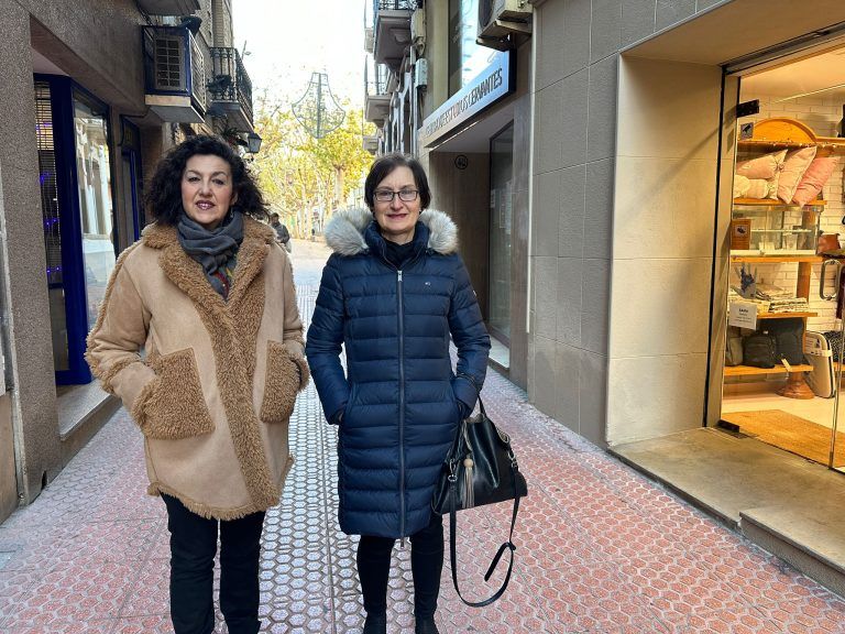 María Jesús Satué y Angelita Pelegrín: Adiós a cinco décadas como comerciantes María Jesús Satué y Angelita Pelegrín