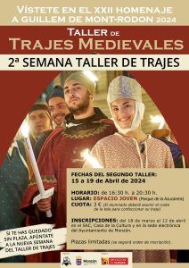 Segundo taller de trajes medievales en Monzón