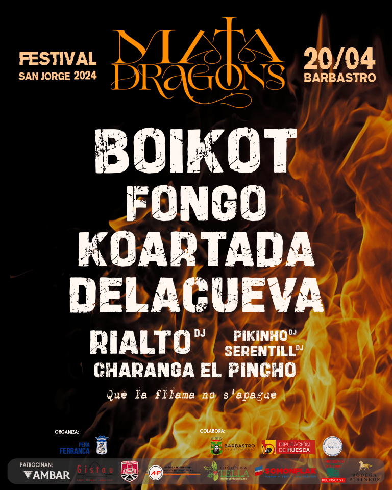 El Festival Matadragons protagoniza la programación cultural de Barbastro para este fin de mes Festival Matadragons Barbastro