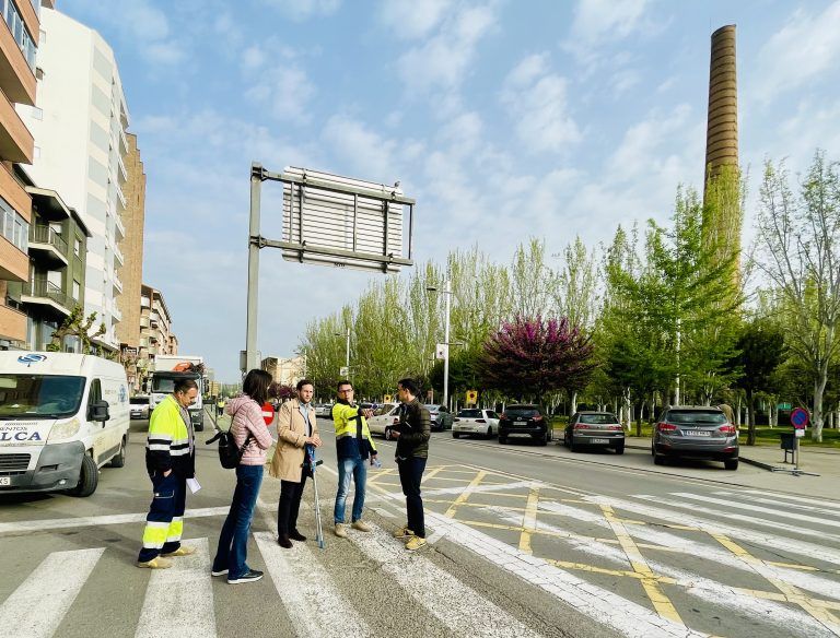 Comienzan las obras en el Paseo San Juan Bosco de Monzón Obras San Juan Bosco Monzón