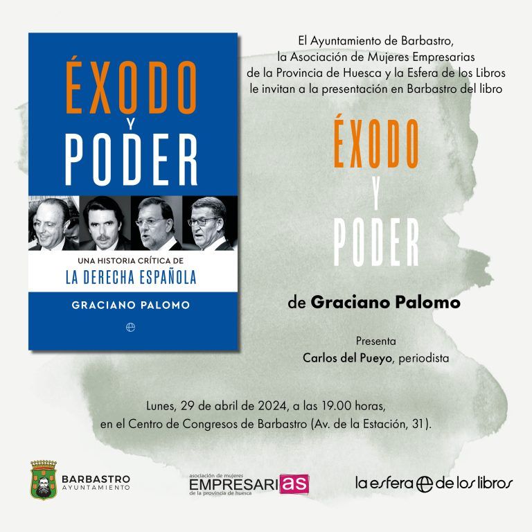 Presentación en Barbastro del libro ‘Éxodo y Poder’ de Graciano Palomo