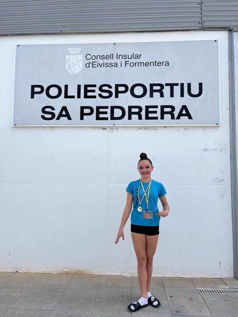 Plata para María Pueyo Martín del Club 2000 Barbastro María Pueyo.