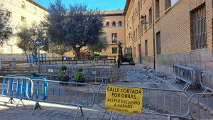 reformas de calles en Barbastro