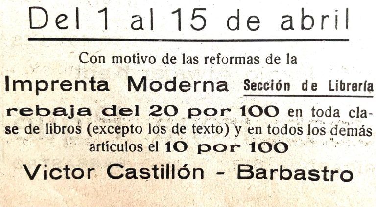 Barbastro en 1931. Marzo Barbastro 1931