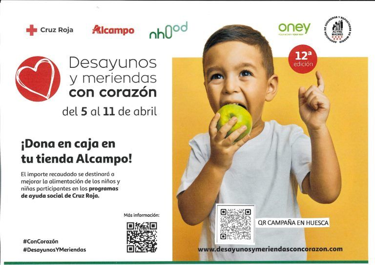 «Desayunos y meriendas con corazón» de Cruz Roja comienza en Barbastro Desayunos y Meriendas en Barbastro