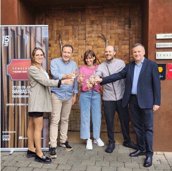 Polifonik Sound y Trasiego crean un espacio de gastronomía local para la XV edición del festival polifonik sound Trasiego Barbastro