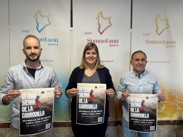 Estadilla celebra la IX Trail Sierra de la Carrodilla el 25 de mayo Salinas, Lleyda y Castarlenas.