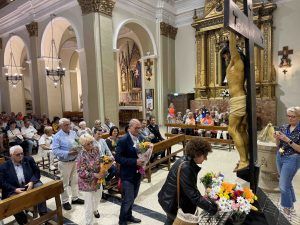 Ofrenda floral.