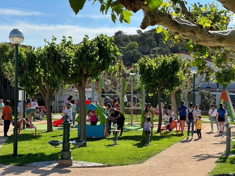 Estadilla inaugura el Parque Municipal tras su rehabilitación Parque Municipal Estadilla