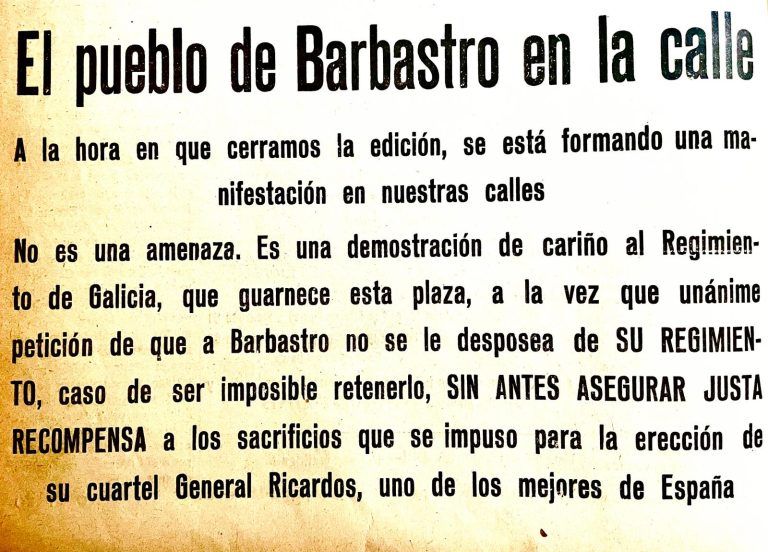 Barbastro en 1931/mayo barbastro 1931 mayo