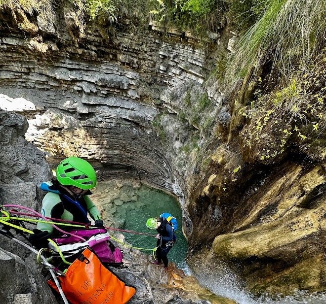 Cerca de 250 barranquistas de todo el país se reúnen en Boltaña en el IV Pirineos Canyon Pirineos Canyon Boltaña
