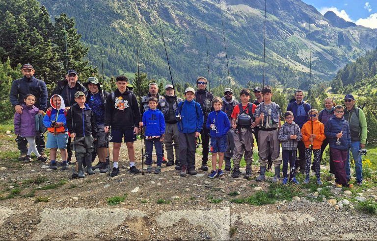 Tercera jornada de «Papá llévame a pescar» de la ACP Barbastrense en Benasque Papá llévame a pescar Benasque