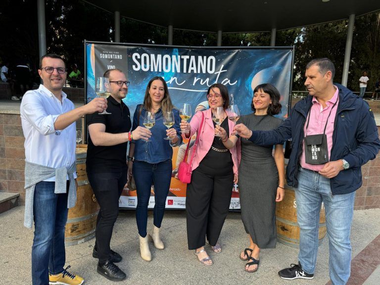 Binéfar respalda en masa la propuesta enogastronómica Somontano en Ruta Somontano en Ruta.