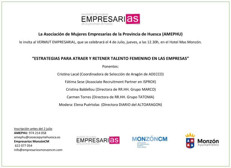 Debate y análisis sobre el talento femenino en el “mundo rural” en Monzón