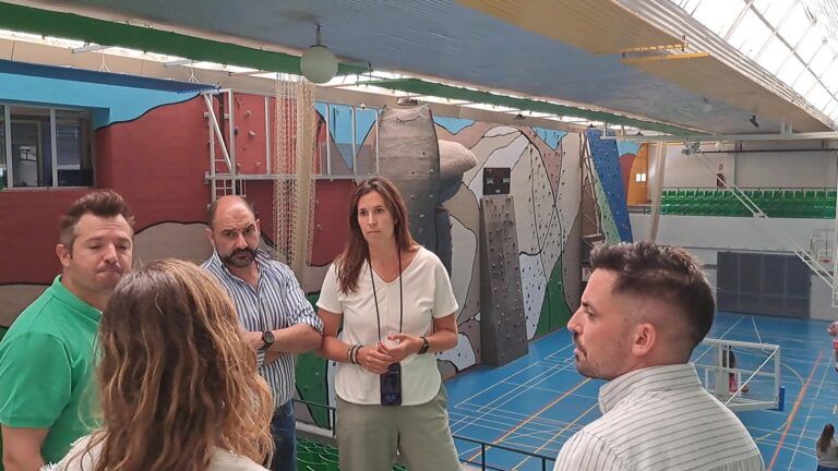 La Directora General de Deportes visita Barbastro Directora General Deportes Barbastro