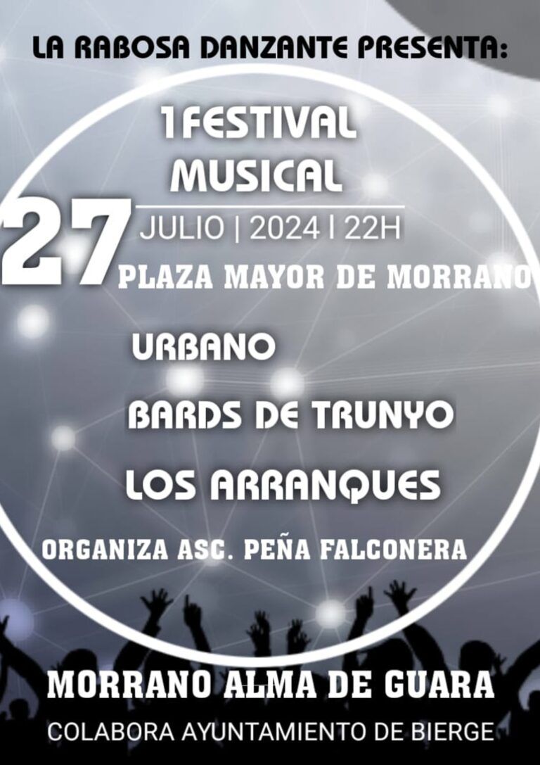 La Rabosa Danzante organiza el Primer Festival de Música en Morrano morrano