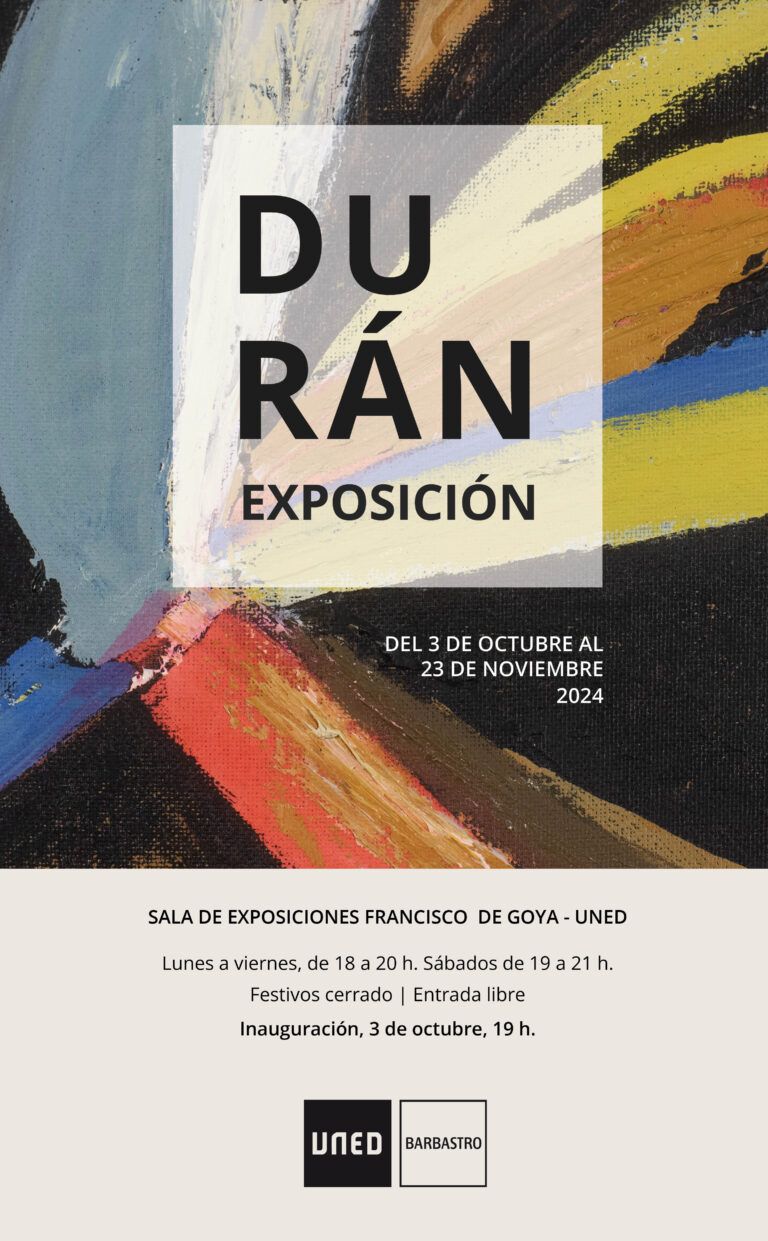 La UNED de Barbastro inaugura el 3 de octubre la exposición «Durán» UNED Barbastro Exposición Durán