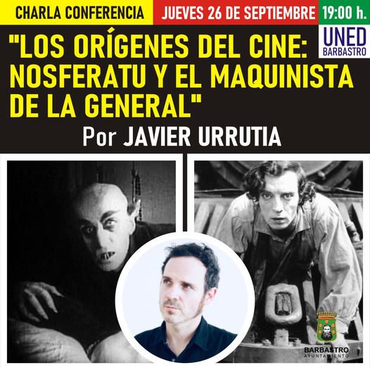 El Ciclo «Los orígenes del Cine» en Barbastro arranca mañana de la mano de Javier Urrutia Ciclo Orígenes Cine Barbastro