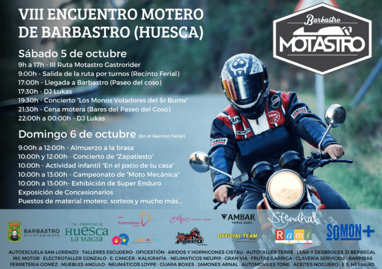 Motastro volverá a celebrarse en Barbastro del 5 al 6 de octubre Motastro Barbastro