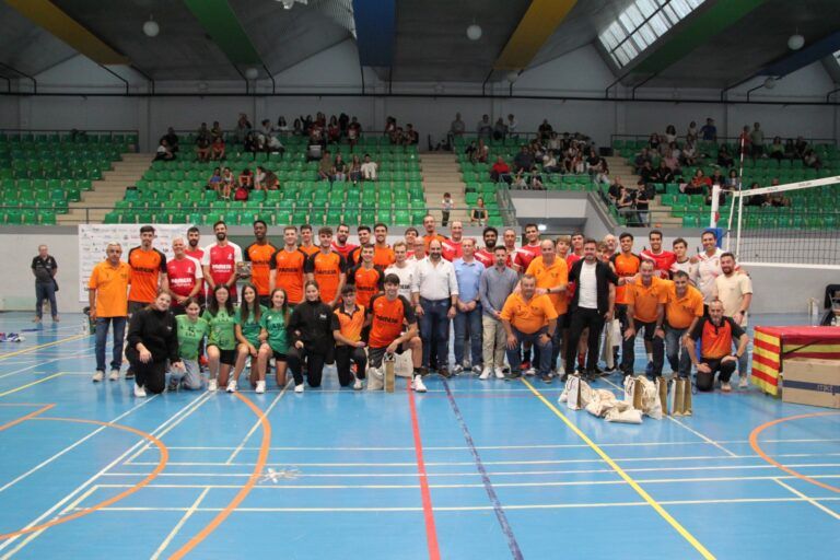 El voleibol de alto nivel volvió a Barbastro este fin de semana por cuarto año consecutivo Voleibol Superliga Barbastro